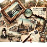 Antique Postcard Kindle Edition Vintage Images B0DP86VM4R-0