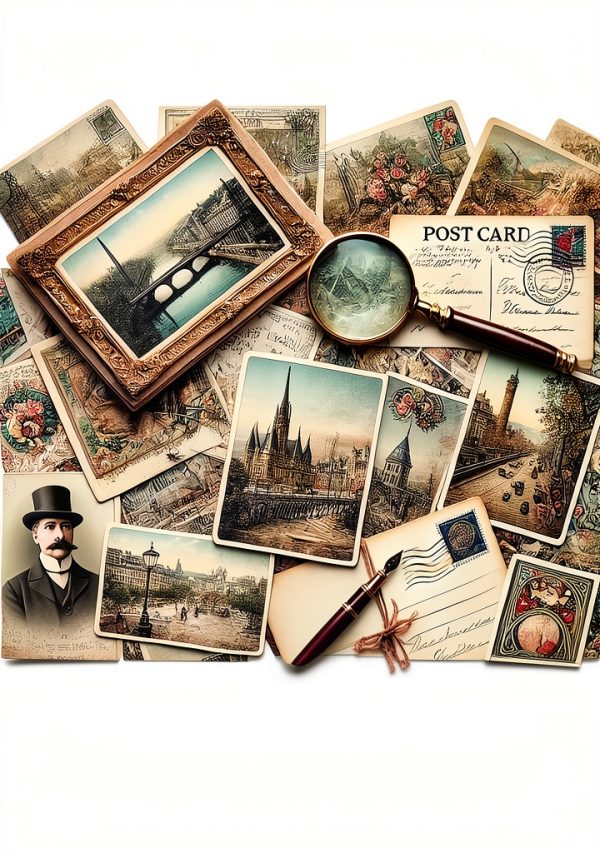 Antique Postcard Kindle Edition Vintage Images B0DP86VM4R-0