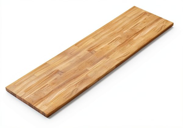 ARIEL Hevea Unfinished Butcher Block Countertop 96" x 25" x 1.5"-1