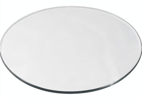Glass Table Top 24in STONELITE FURNITURE 0.5in Thick Tempered Glass-0