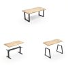 Solid Wood Desk Table Top COREMINDED 60" x 24" Pre-Finished Rubberwood-5