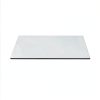 Spancraft 18" X 30" Rectangle Clear Glass Table Top 1/2" Thick with Flat Polished Edge and Touch Corners-0