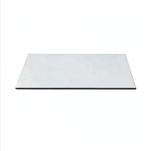 Spancraft 18" X 30" Rectangle Clear Glass Table Top 1/2" Thick with Flat Polished Edge and Touch Corners-0