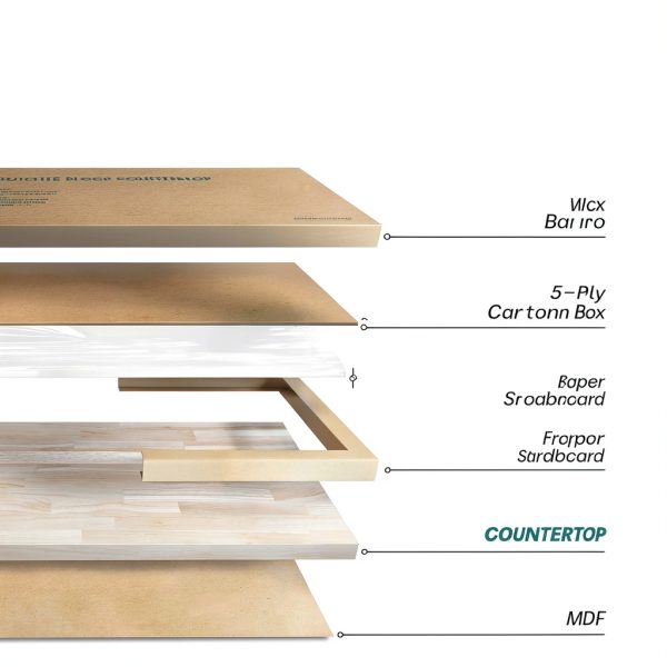 Bme Hevea Solid Wood Butcher Block Countertop 72" x 25" Unfinished-1