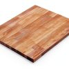 Hevea Unfinished Butcher Block Countertop ARIEL 30x25x1.5 Solid Wood-2