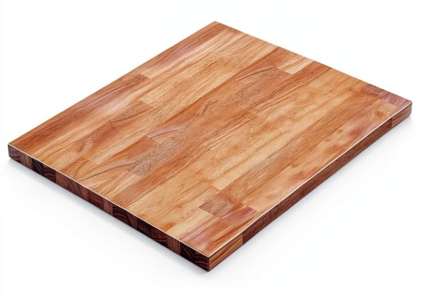Hevea Unfinished Butcher Block Countertop ARIEL 30x25x1.5 Solid Wood-2