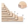 Hevea Unfinished Butcher Block Countertop ARIEL 30x25x1.5 Solid Wood-6