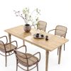 Hevea Unfinished Butcher Block Countertop ARIEL 30x25x1.5 Solid Wood-1