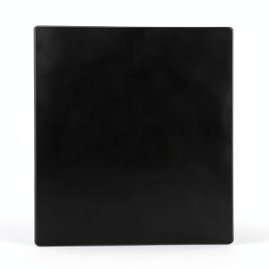 QLLY Solid Wood Table Top, Solid Board Replacement Desktop, One-Piece Wood Tabletop, Universal Countertop for Table and Workstation (Black, 31.5"/80cm Square)-0