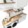ARIEL Hevea Unfinished Butcher Block Countertop 96" x 25" x 1.5"-6