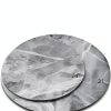 ZL ZELing Round Sintered Stone Table Top 23.6" Gray Indoor Outdoor-3