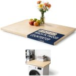 3FT Birch Plywood Countertop, 35.49" L x 23.4" W x 1.5" Th Table Top for DIY Washer Dryer, Kitchen, Coffee Bar Table Countertop, Table Top Only for DIY Desk Top, Workbench Top, Kitchen Countertop-0