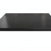 QLLY Solid Wood Table Top, Solid Board Replacement Desktop, One-Piece Wood Tabletop, Universal Countertop for Table and Workstation (Black, 31.5"/80cm Square)-2