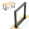 Solid Wood Desk Table Top COREMINDED 60" x 24" Pre-Finished Rubberwood-6