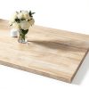 Hevea Unfinished Butcher Block Countertop ARIEL 30x25x1.5 Solid Wood-8