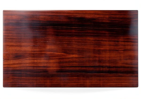 Jahof Solid Wood Table Top 48x28 Dark Brown Rectangular 1in Thick-0