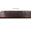 Jahof Solid Wood Table Top 48x28 Dark Brown Rectangular 1in Thick-2