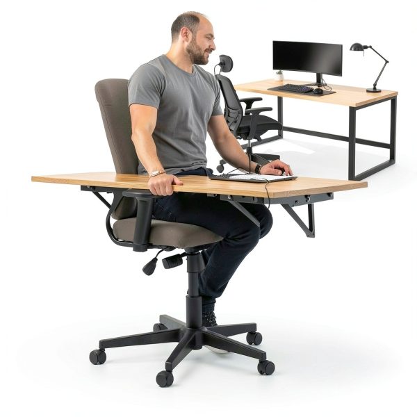 Solid Wood Desk Table Top COREMINDED 60" x 24" Pre-Finished Rubberwood-4